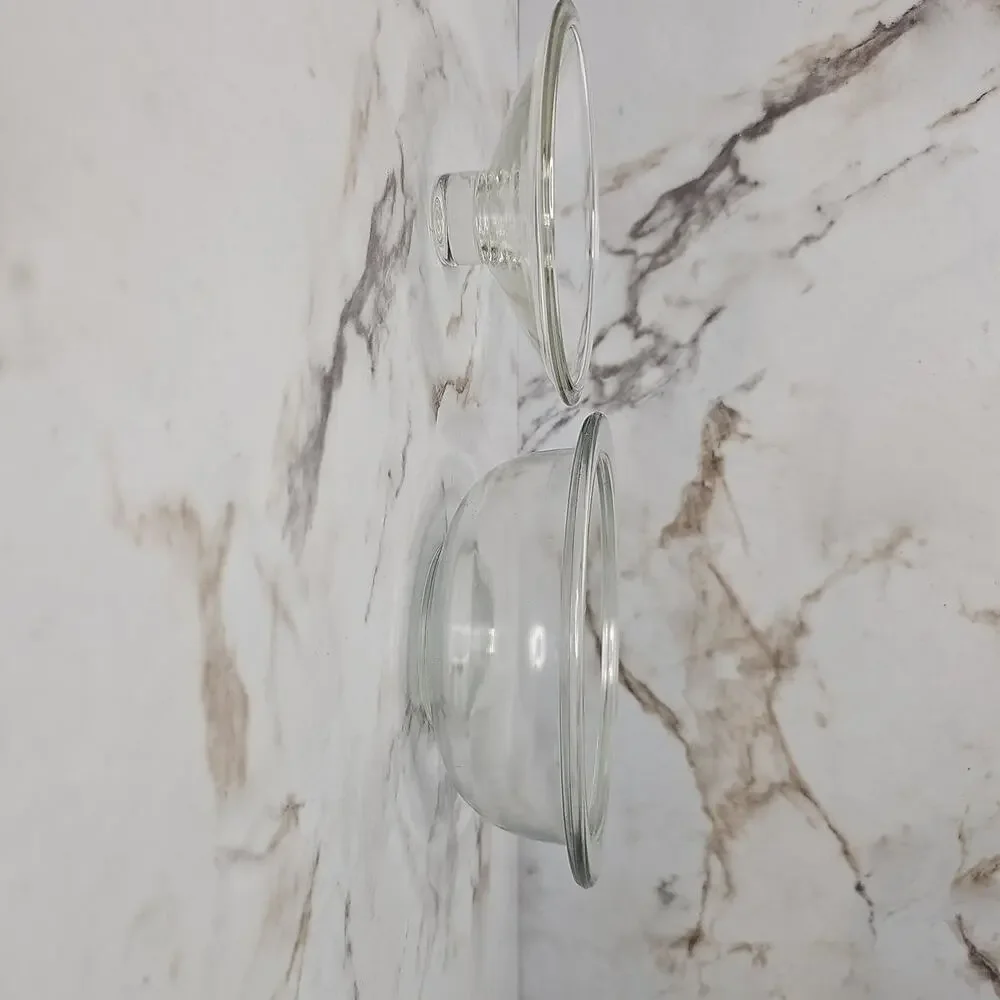 Vintage Hazel Atlas Clear Glass Round Casserole‎ Dish with Lid H over A Logo MCM